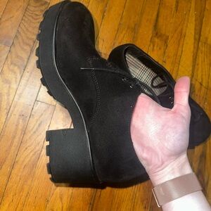 Soda Women's Black Lace-Up Boots